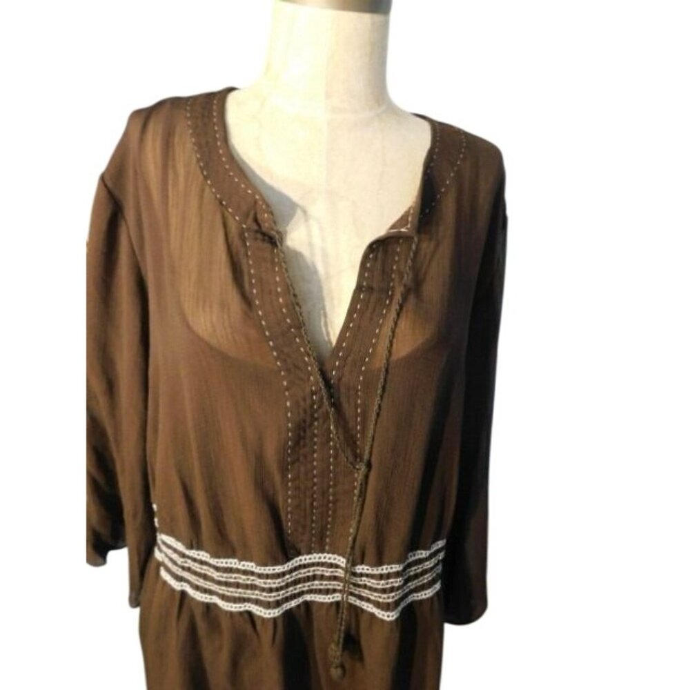 INC Size 18W 2 Piece Cami Blouse Set  Plus Size NWT  $56 - Picture 3 of 4